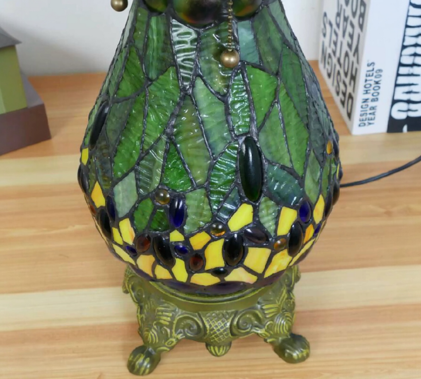CDH 18" XLARGE Tiffany Mother-Daughter Vase Lamp 46cm Shade (19015D)