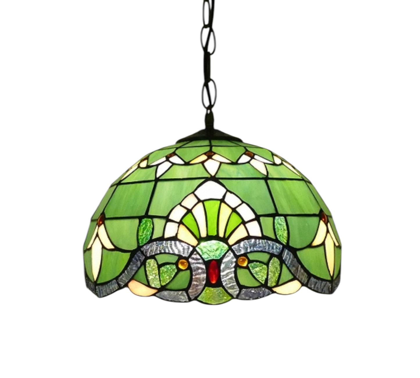 CDH 12" Tiffany Pendant Lamp 30cm shade (12802C)