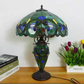 CDH 16" LARGE Tiffany Mother-Daughter Vase Lamp 40cm Shade (15080A)