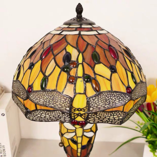 CDH 12" Tiffany Table Lamp with 30cm Shade (12076CS)