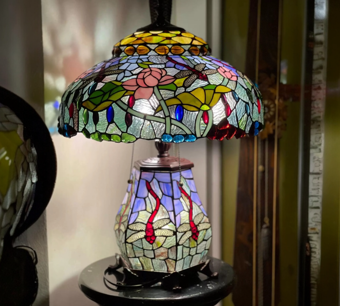 CDH 18" XLARGE Tiffany Table Lamp 46cm Shade (19003H)