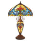 CDH 16" LARGE Tiffany Mother-Daughter Vase Lamp 40cm Shade (15011F)
