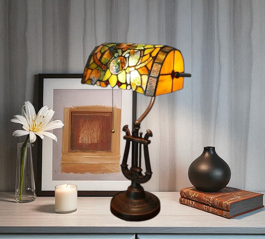 CDH Tiffany Reading Table Lamp with 26cm Shade (12048)