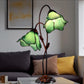 CDH LARGR Water Lily Flower Style Tiffany Table Lamp (12034C)