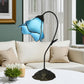CDH LARGR Water Lily Flower Style Tiffany Table Lamp (12034T)