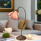 CDH LARGR Water Lily Flower Style Tiffany Table Lamp (12034S)