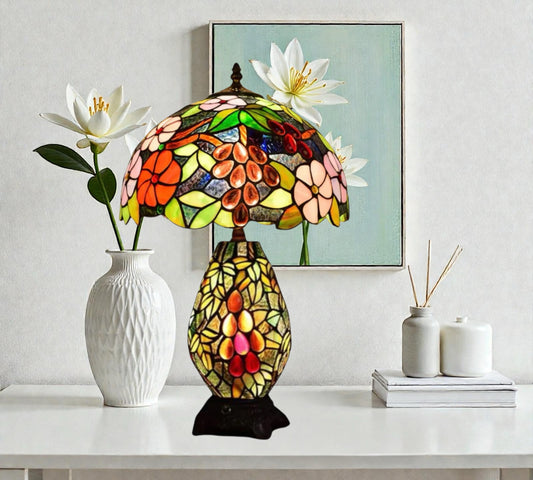 CDH 12" Tiffany Table Lamp (12059B)
