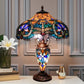 CDH 18" XLARGE Tiffany Mother-Daughter Vase Lamp 43cm Shade (15100)
