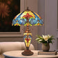 CDH 16" LARGE Tiffany Mother-Daughter Vase Lamp 40cm Shade (15011F)