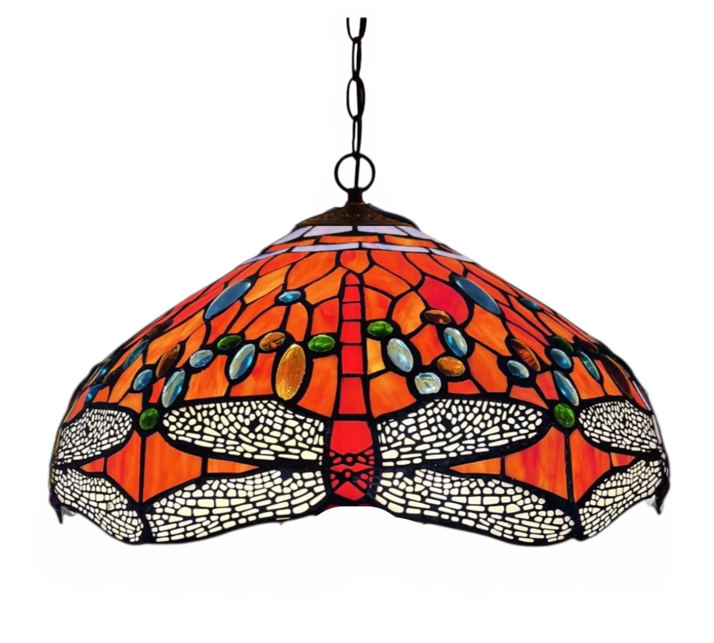 CDH 16" Tiffany Pendant Lamp 40cm shade (23001C)