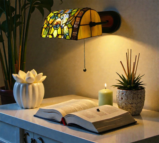 CDH Tiffany Wall Lights with 26cm Shade (12048W)