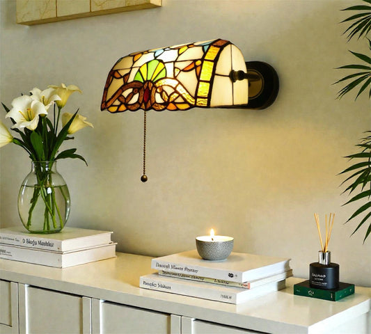 CDH Tiffany Wall Lights with 26cm Shade (12025W)