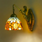 CDH Tiffany Wall Lights with 15cm Shade (12702Q)