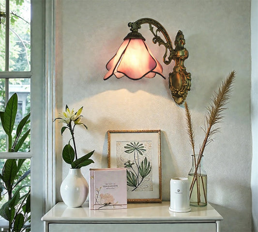 CDH Tiffany Wall Lights with 20cm Shade (12034SW)