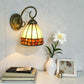 CDH Tiffany Wall Lights with 14cm Shade (26004BW)