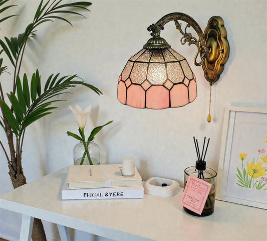 CDH Tiffany Wall Lights with 20cm Shade (26006PW)