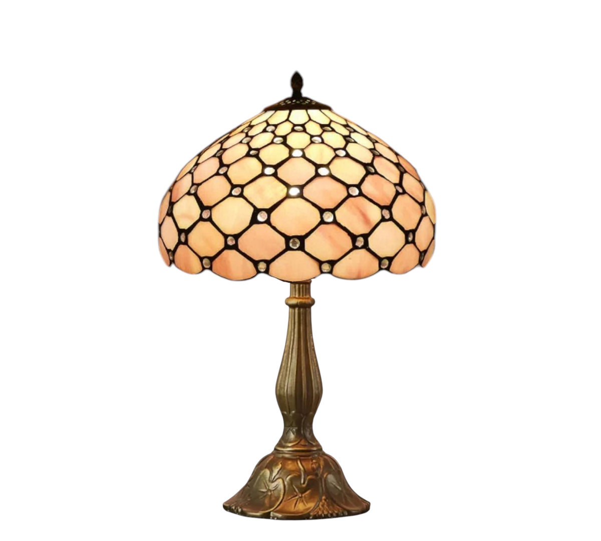 CDH 12" Tiffany Table Lamp (12021F)