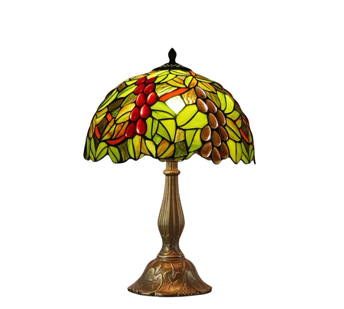 CDH 12" Tiffany Table Lamp (16059ASB)