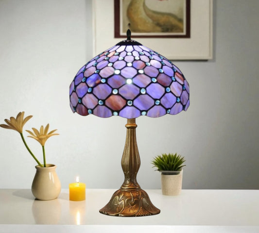 CDH 12" Tiffany Table Lamp (12021E）