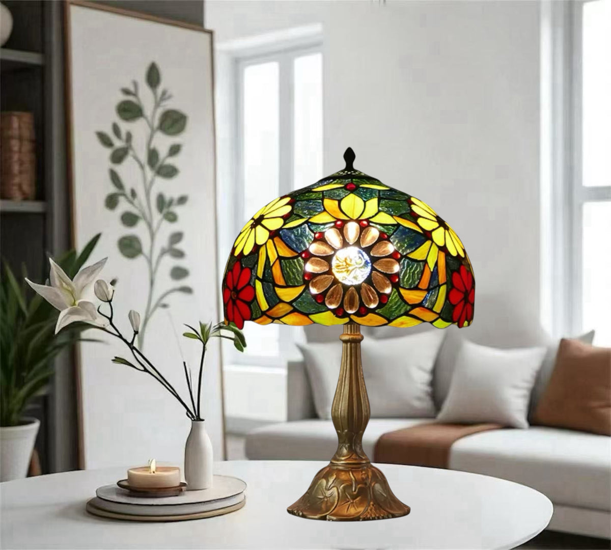CDH 12" Tiffany Table Lamp (12100)