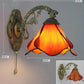 CDH Tiffany Wall Lights with 20cm Shade (12034OW)