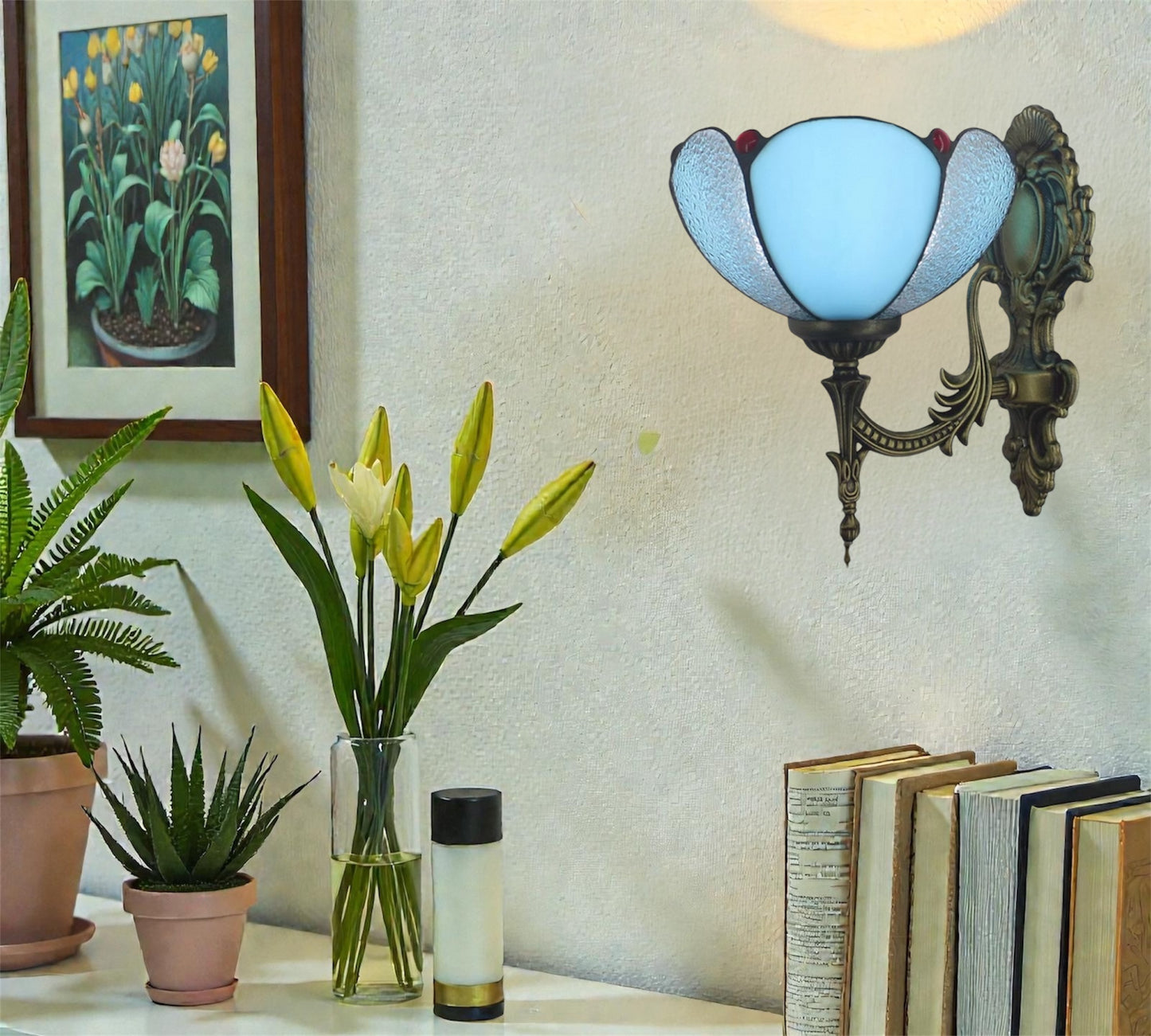 CDH Tiffany Wall Lights with 20cm Shade (26007B)