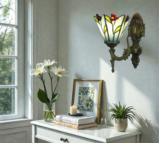 CDH Tiffany Wall Lights with 16cm Shade (26013W)