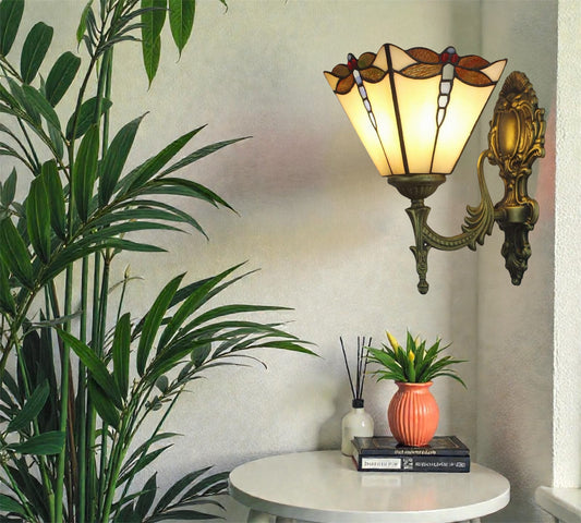 CDH Tiffany Wall Lights with 15cm Shade (26014W)