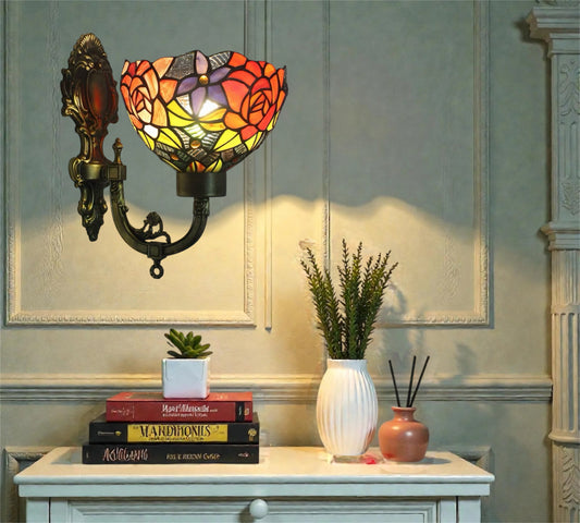 CDH Tiffany Wall Lights with 20cm Shade (15013QW)