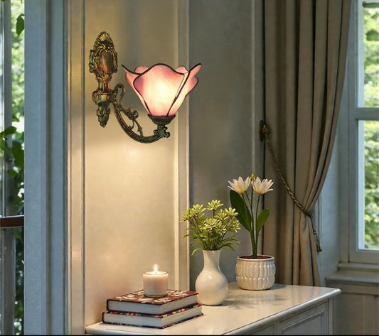 CDH Tiffany Wall Lights with 20cm Shade (12034SW1)