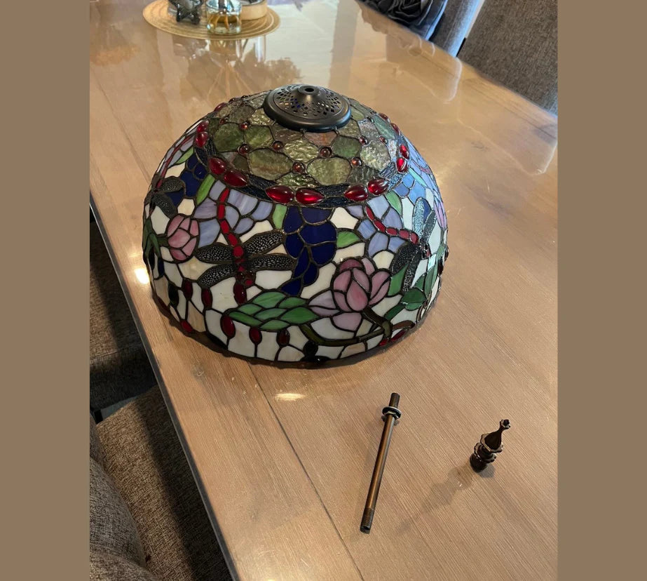 CDH Tiffany Floor Lamp (16941) 16" 40CM Shade