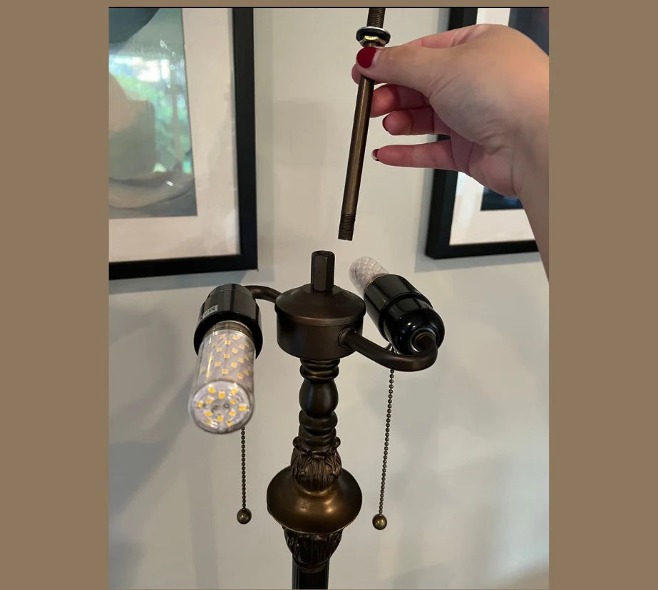 CDH Tiffany Floor Lamp (16941) 16" 40CM Shade