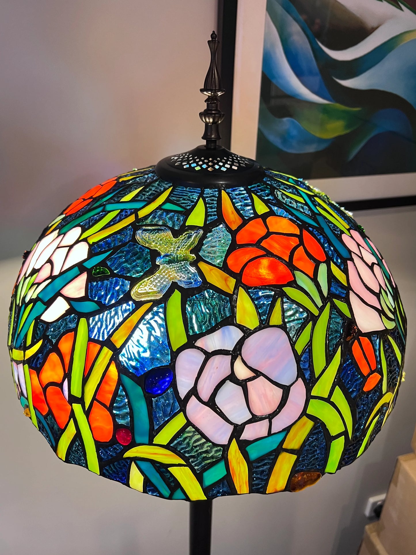 CDH Tiffany Floor Lamp (16073) 16" 40CM Shade
