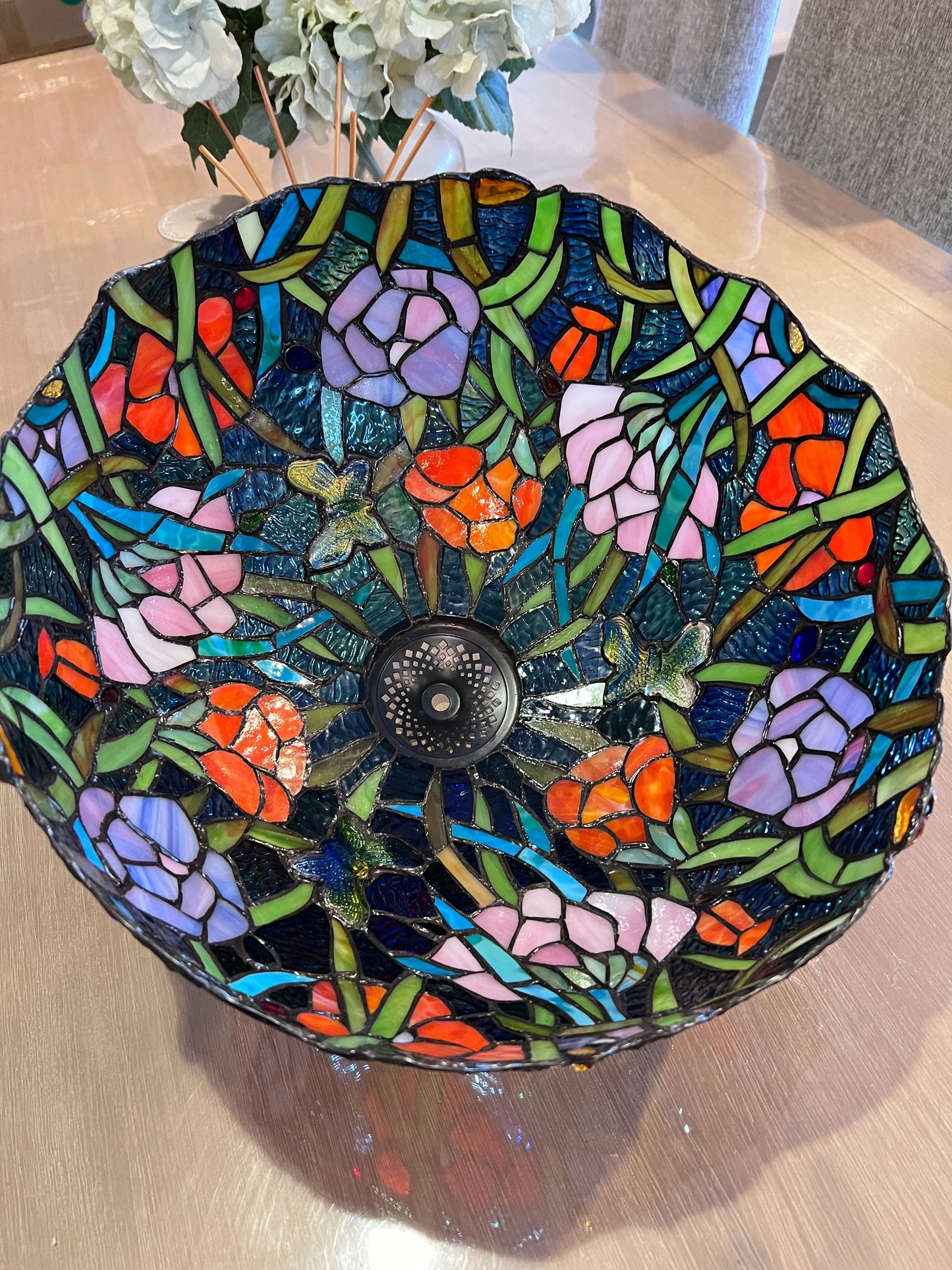 CDH Tiffany Floor Lamp (16073) 16" 40CM Shade