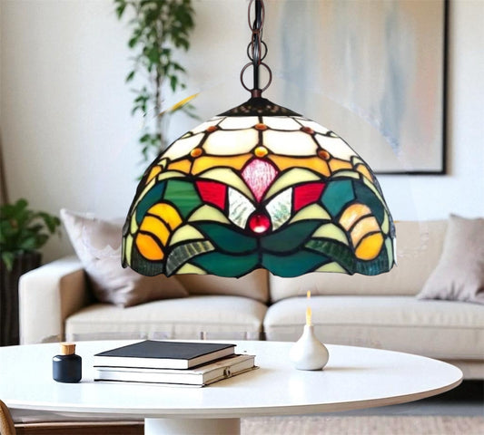 CDH 12" Tiffany Pendant Lamp 30cm shade (12718C)