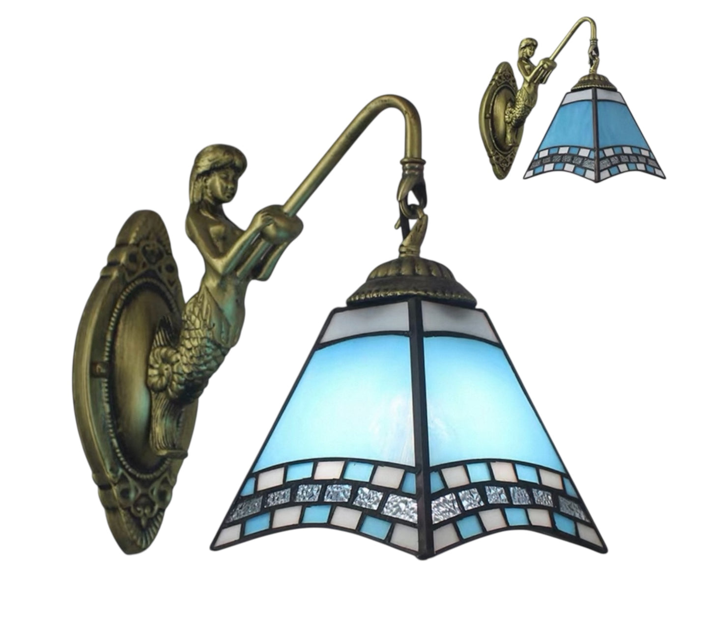CDH Tiffany Wall Lights with 15cm Shade (26016RW2)