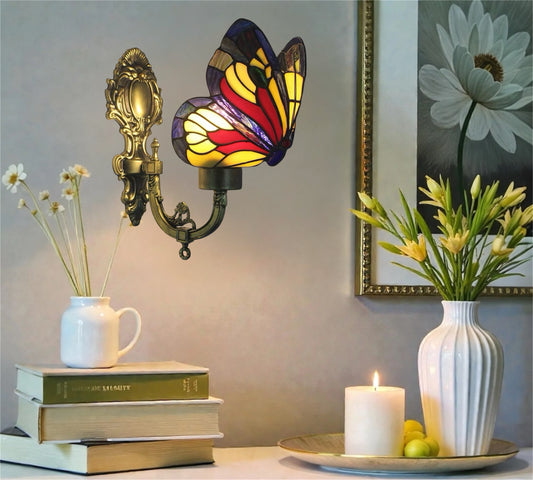 CDH Tiffany Wall Lights with 15cm Shade (26016WR)