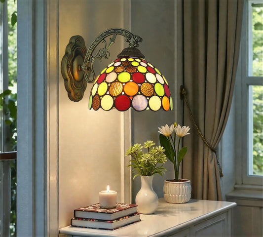 CDH Tiffany Wall Lights with 20cm Shade (26017WR)