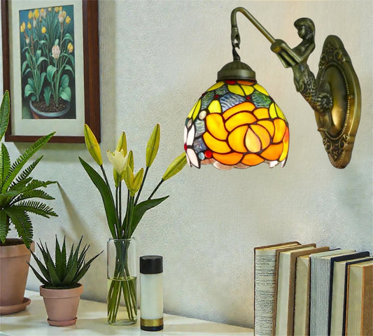 CDH Tiffany Wall Lights with 15cm Shade (15013Q)