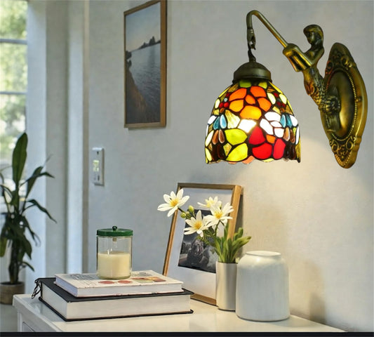 CDH Tiffany Wall Lights with 15cm Shade (15016Q)