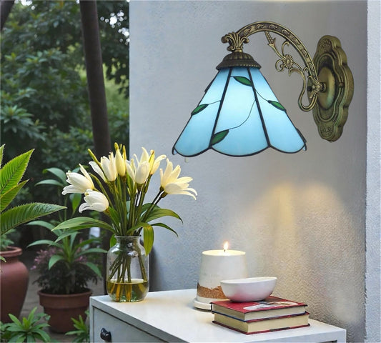 CDH Tiffany Wall Lights with 20cm Shade (12066W)