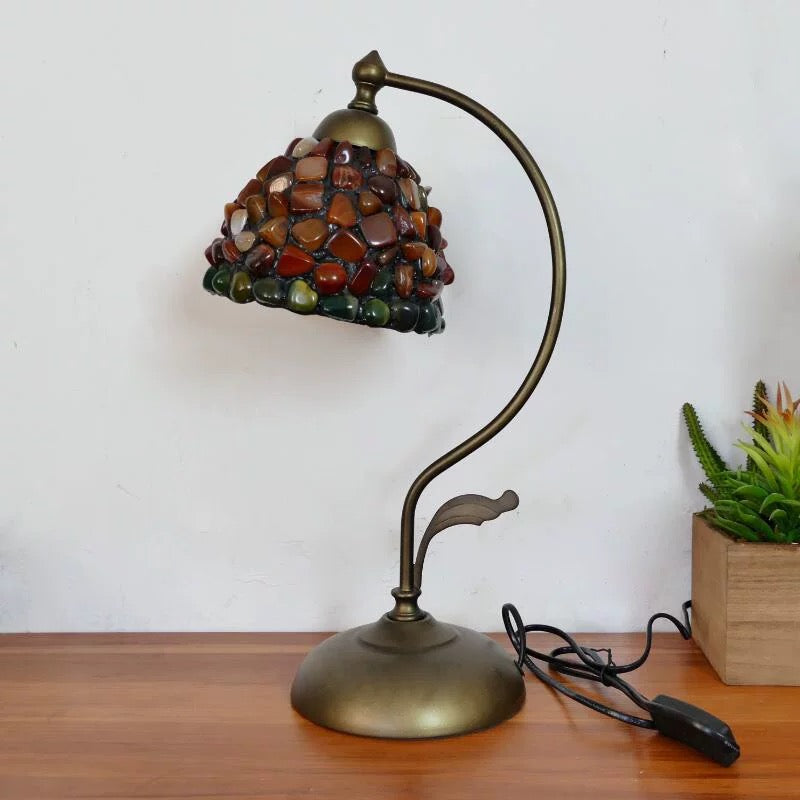 CDH Tiffany Table Lamp with 15cm Shade (26002R)