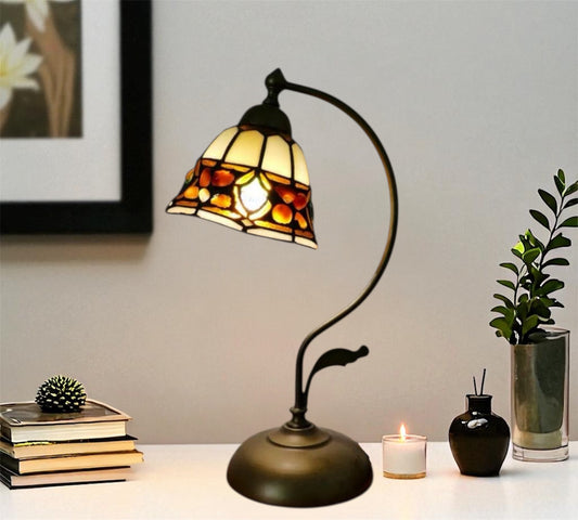 CDH Tiffany Table Lamp with 15cm Shade (26001)