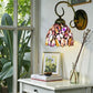 CDH Tiffany Wall Lights with 16cm Shade (26002PW)