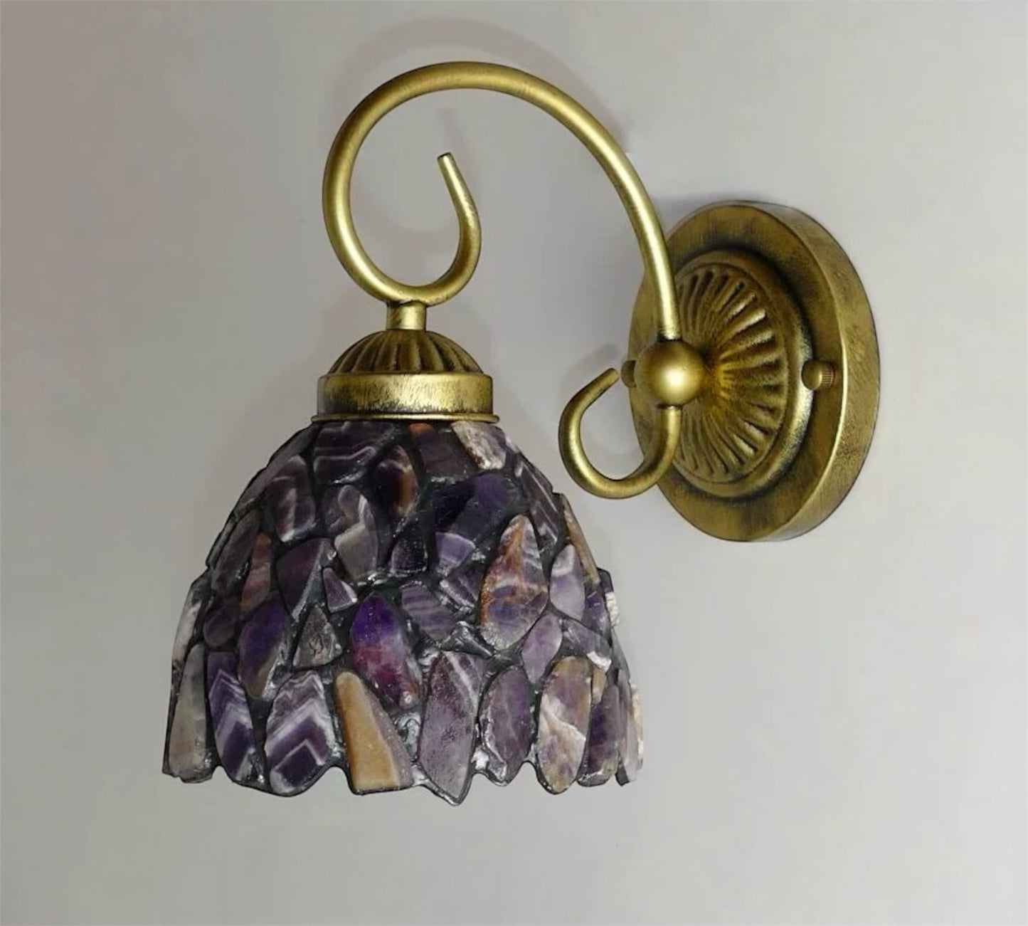 CDH Tiffany Wall Lights with 16cm Shade (26002PW)