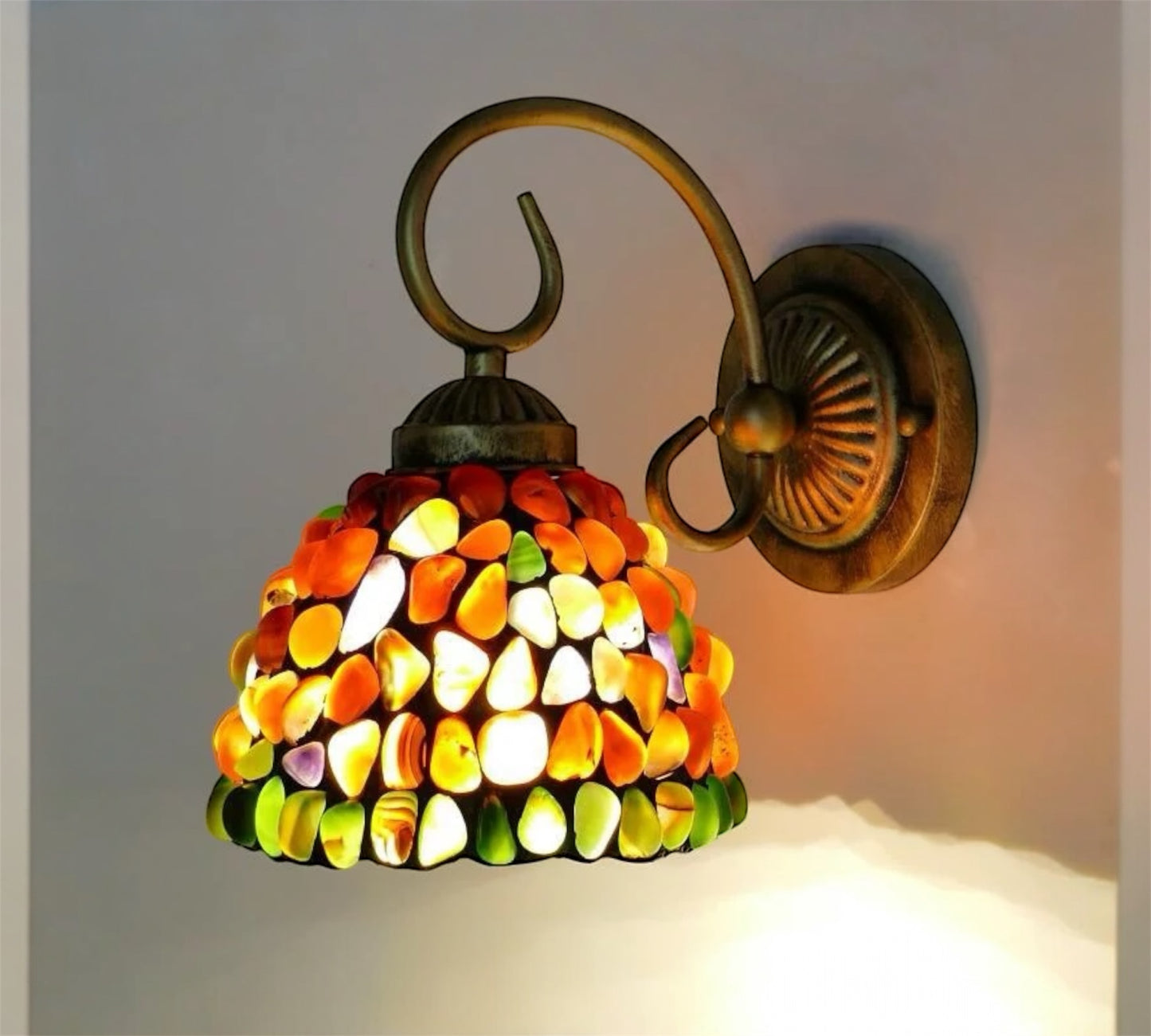 CDH Tiffany Wall Lights with 16cm Shade (26002RW)