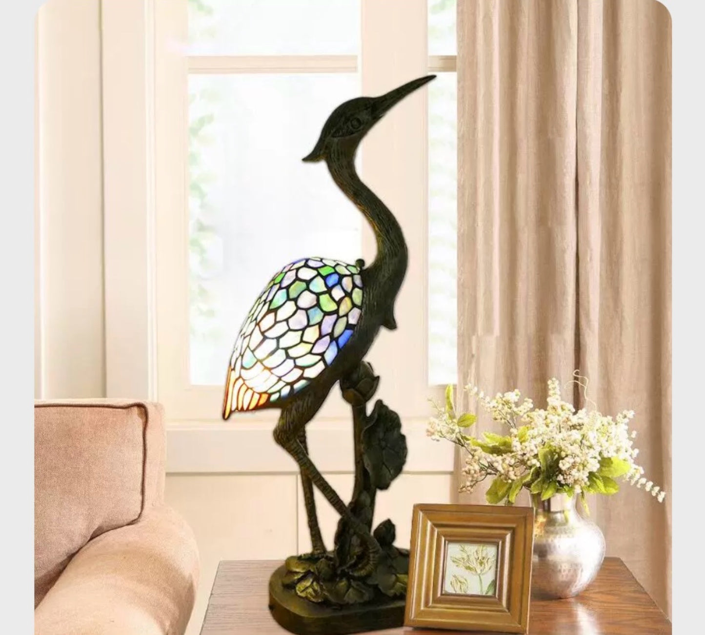 CDH Tiffany Lucky Crane 22x55cm (15072)