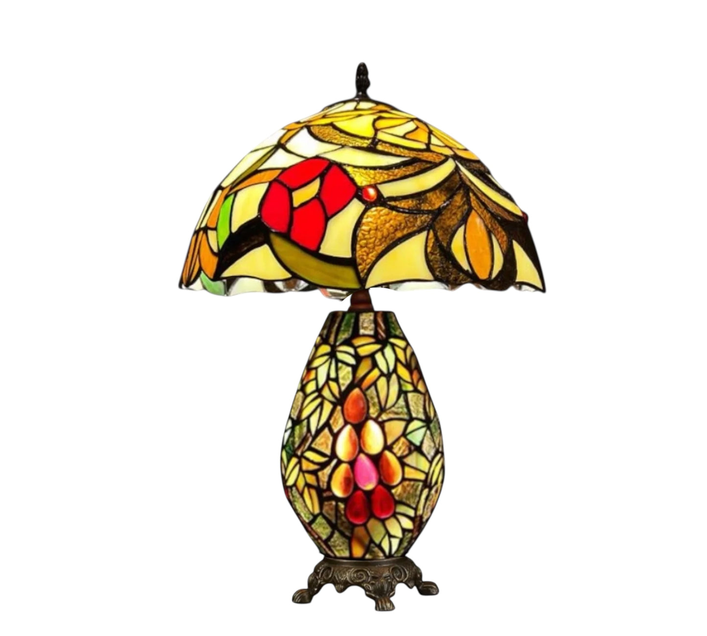CDH 12" Tiffany Table Lamp (12727A)