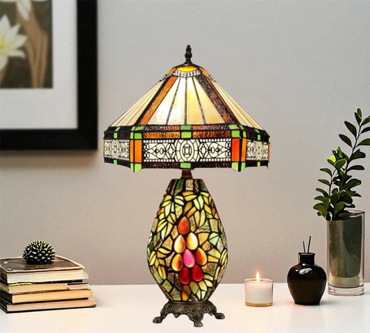 CDH 12" Tiffany Table Lamp (12004A)