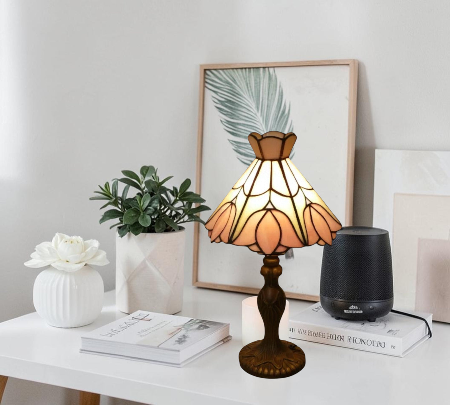 CDH 10" Tiffany Table Lamp with 20cm Shade (12300S)